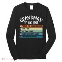 Grandma's To Do List Funny Cute Long Sleeve Shirt thumb 0