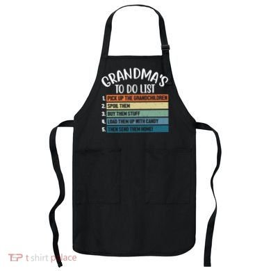 Grandma's To Do List Funny Cute Apron