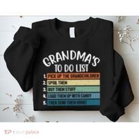 Grandma's To Do List Funny Cute Sweatshirt thumb 2