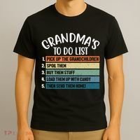 Grandma's To Do List Funny Cute T-Shirt thumb 3