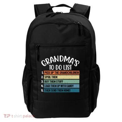 Grandma's To Do List Funny Cute Backpack