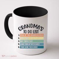 Grandma's To Do List Funny Cute Coffee Mug thumb 0