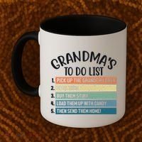 Grandma's To Do List Funny Cute Coffee Mug thumb 2