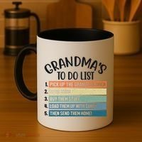 Grandma's To Do List Funny Cute Coffee Mug thumb 4