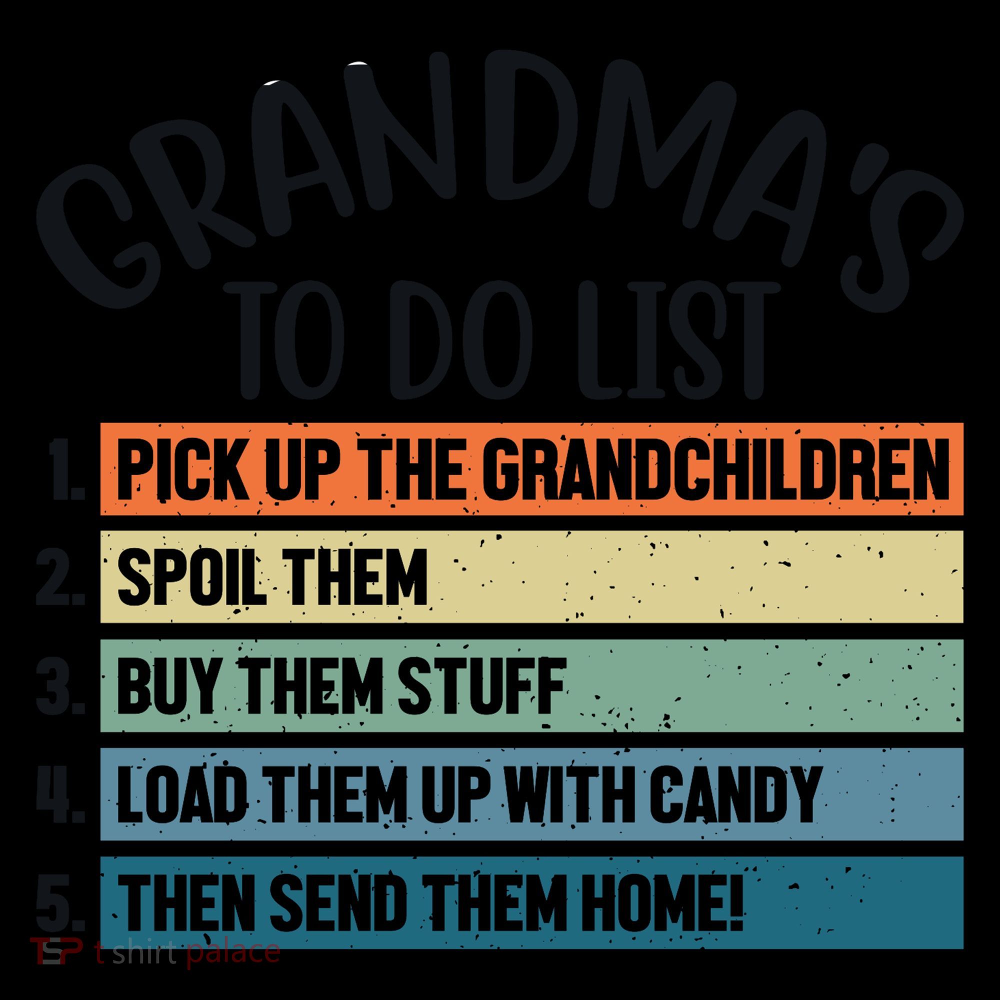 Grandma's To Do List Funny Cute Coffee Mug