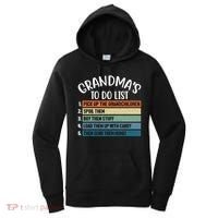 Grandma's To Do List Funny Cute Women's Hoodie thumb 0