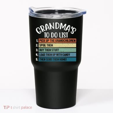 Grandma's To Do List Funny Cute Tumbler