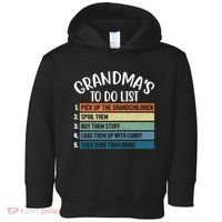 Grandma's To Do List Funny Cute Toddler Hoodie thumb 0