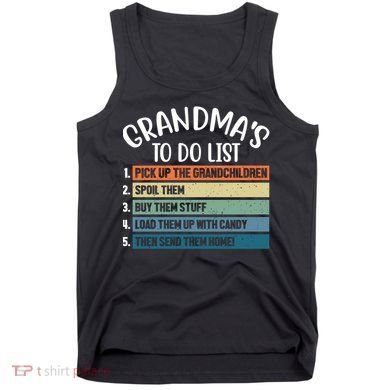 Grandma's To Do List Funny Cute Tank Top