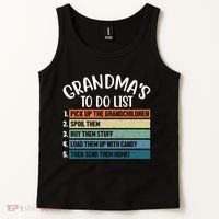 Grandma's To Do List Funny Cute Tank Top thumb 2