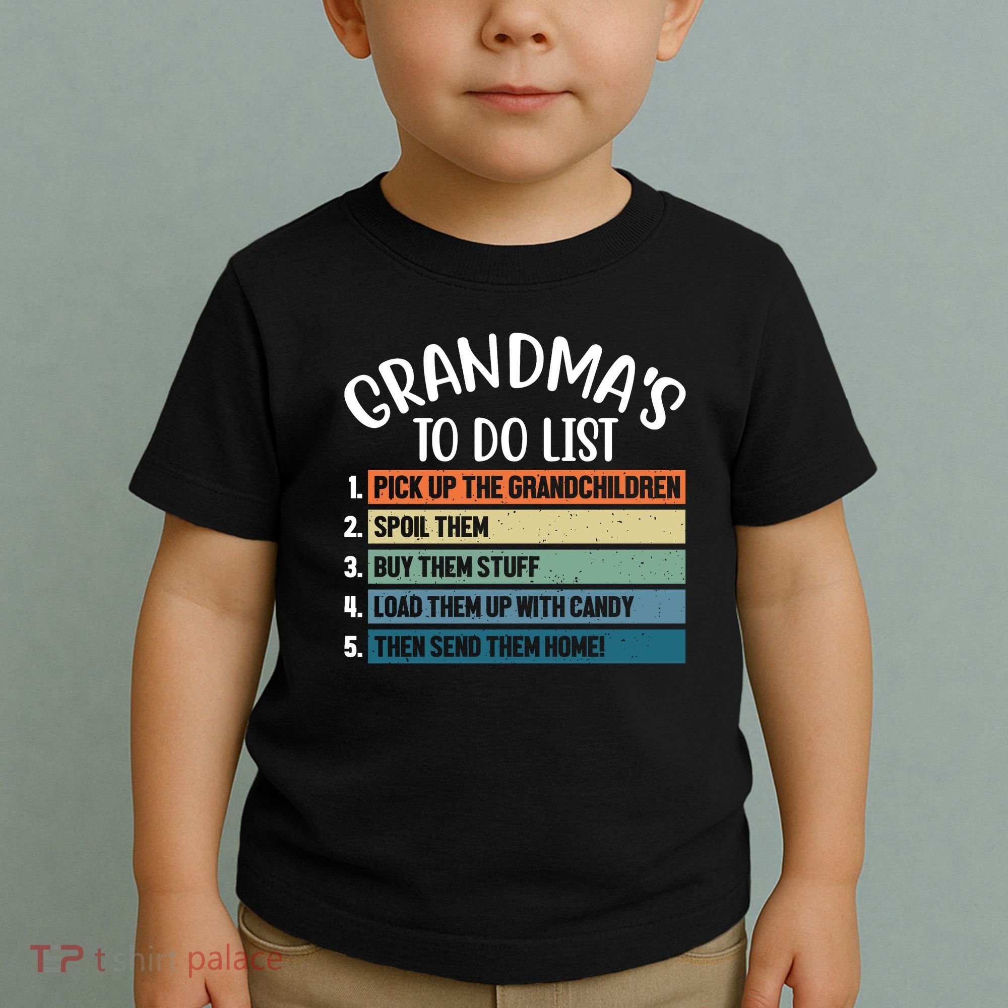 Grandma's To Do List Funny Cute Toddler T-Shirt