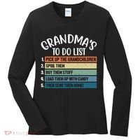 Grandma's To Do List Funny Cute Women's Long Sleeve Shirt thumb 0