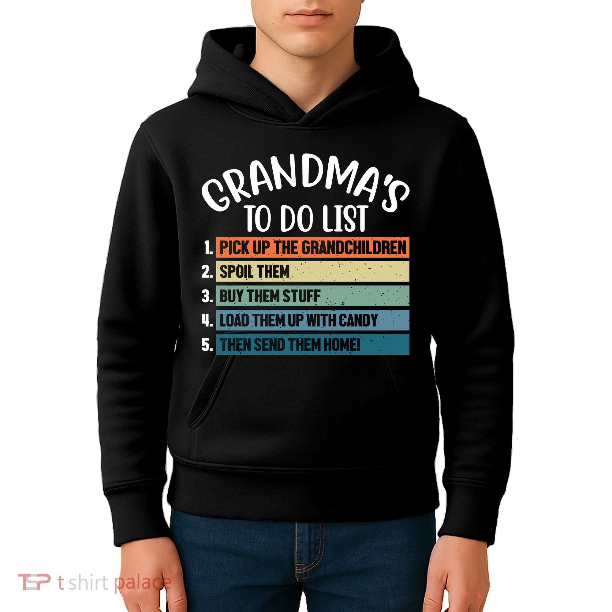 Grandma's To Do List Funny Cute Kids Hoodie