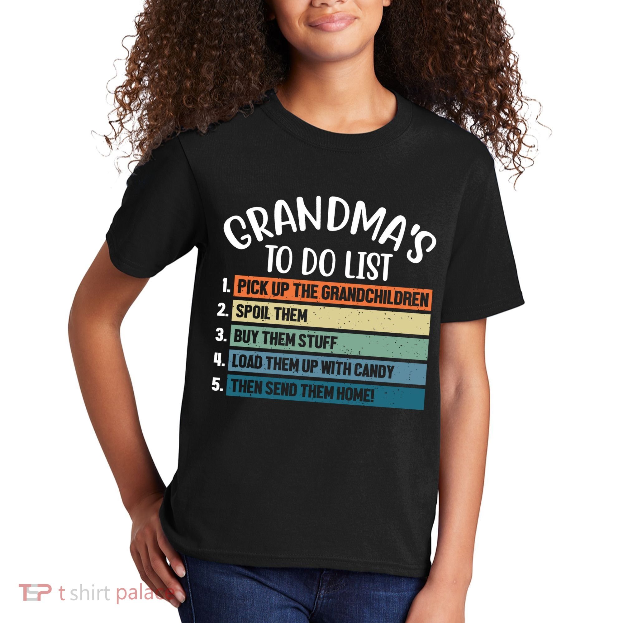 Grandma's To Do List Funny Cute Kids T-Shirt