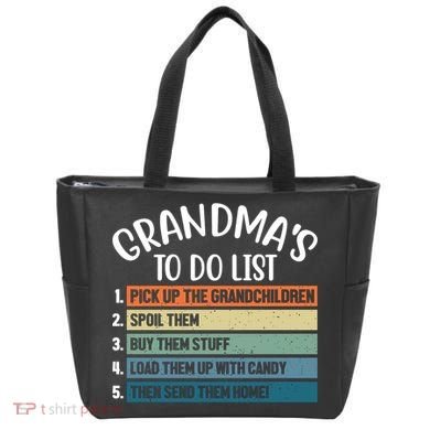Grandma's To Do List Funny Cute Tote Bag