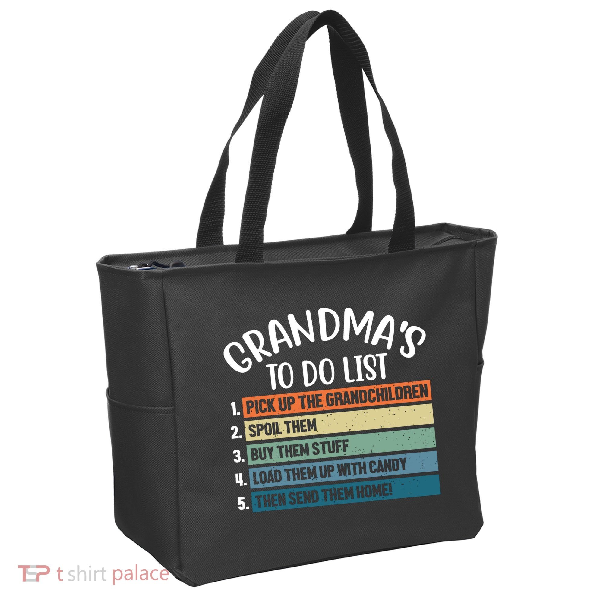 Grandma's To Do List Funny Cute Tote Bag