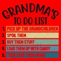 Grandma's To Do List Funny Cute Santa Hat thumb 1