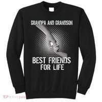 Grandpa And Grandson Best Friends For Life Sweatshirt thumb 0