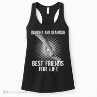 Grandpa And Grandson Best Friends For Life Women's Tank Top thumb 0
