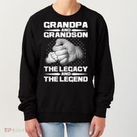 Grandpa And Grandson The Legacy The Legend Women's Sweatshirt thumb 0