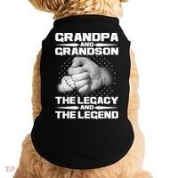 Grandpa And Grandson The Legacy The Legend Doggie Tank thumb 0