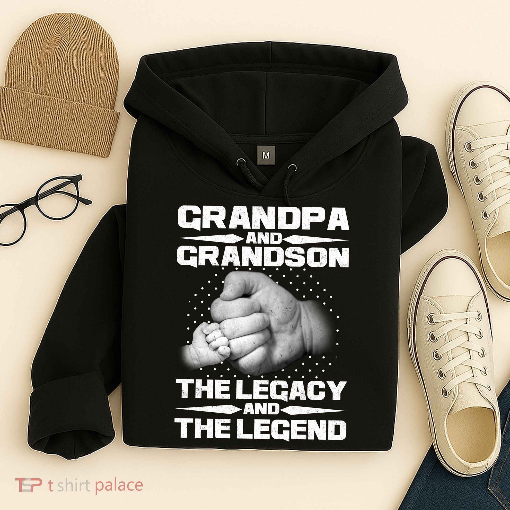 Grandpa And Grandson The Legacy The Legend Hoodie