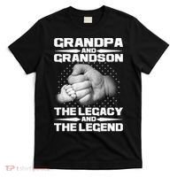 Grandpa And Grandson The Legacy The Legend T-Shirt thumb 0