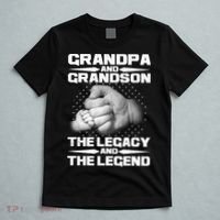 Grandpa And Grandson The Legacy The Legend T-Shirt thumb 5
