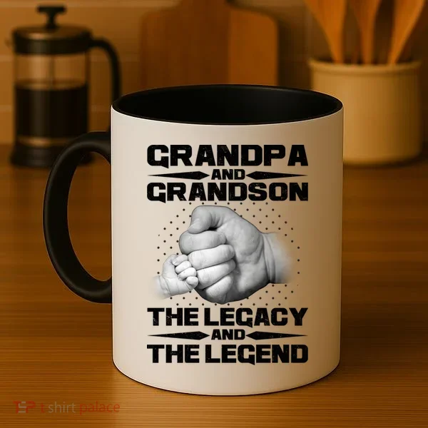 Grandpa And Grandson The Legacy The Legend Coffee Mug
