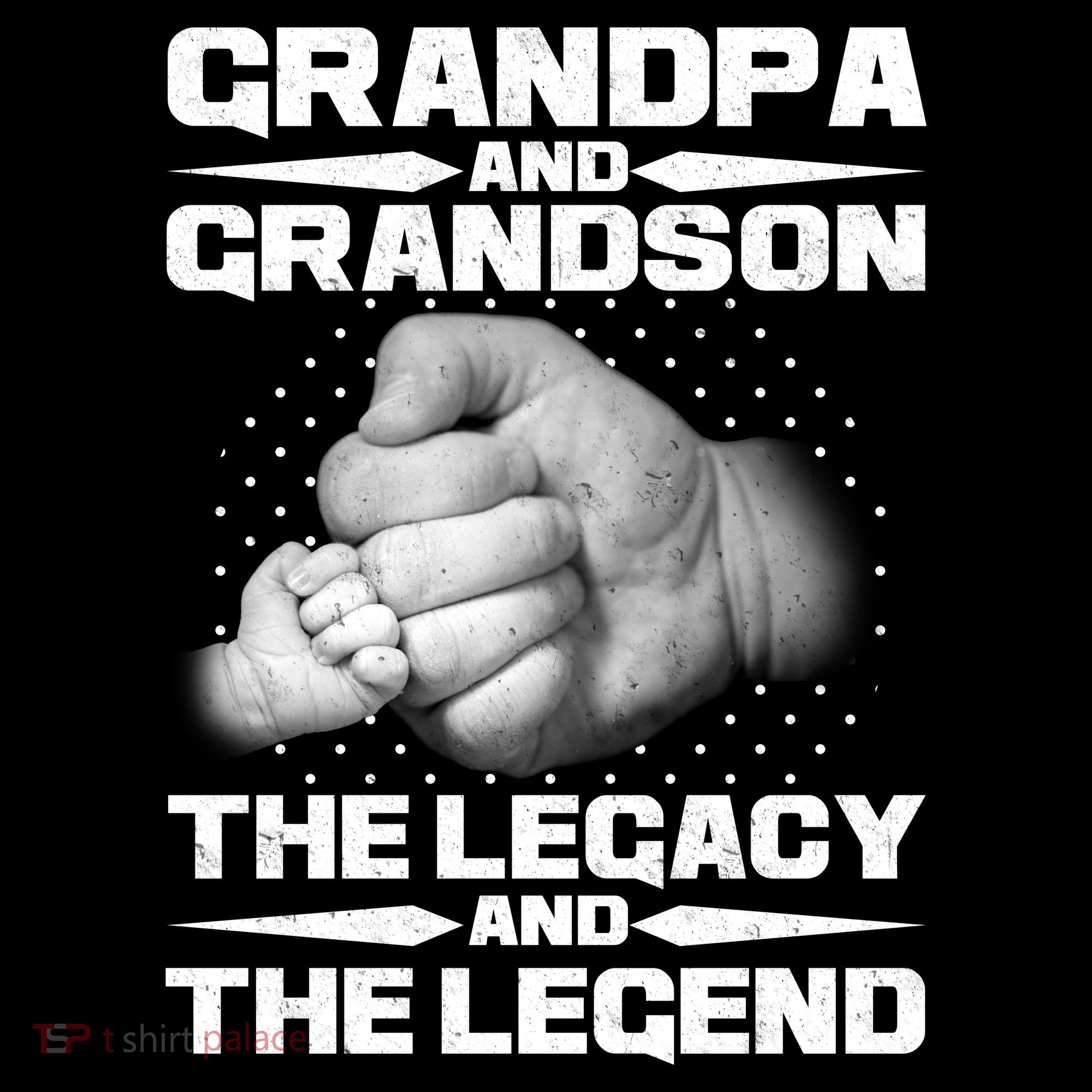 Grandpa And Grandson The Legacy The Legend Women's Hoodie