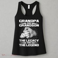 Grandpa And Grandson The Legacy The Legend Women's Tank Top thumb 3