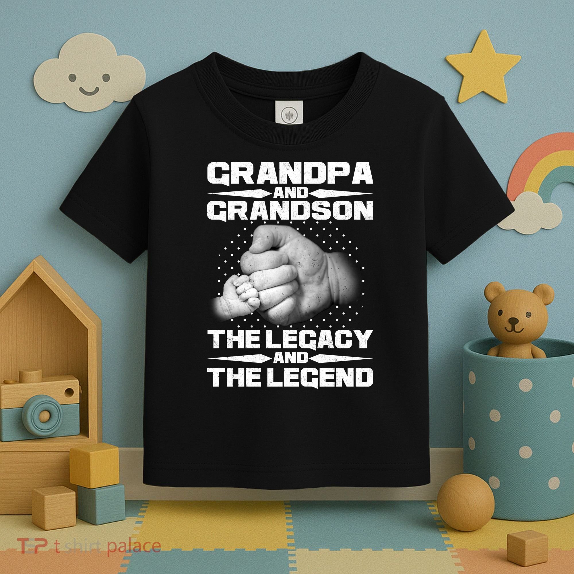 Grandpa And Grandson The Legacy The Legend Toddler T-Shirt