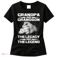 Grandpa And Grandson The Legacy The Legend Women's T-Shirt thumb 0
