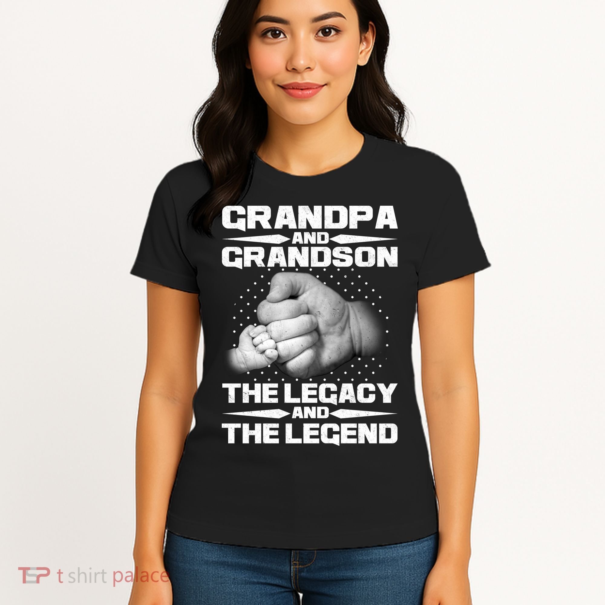 Grandpa And Grandson The Legacy The Legend Women's T-Shirt