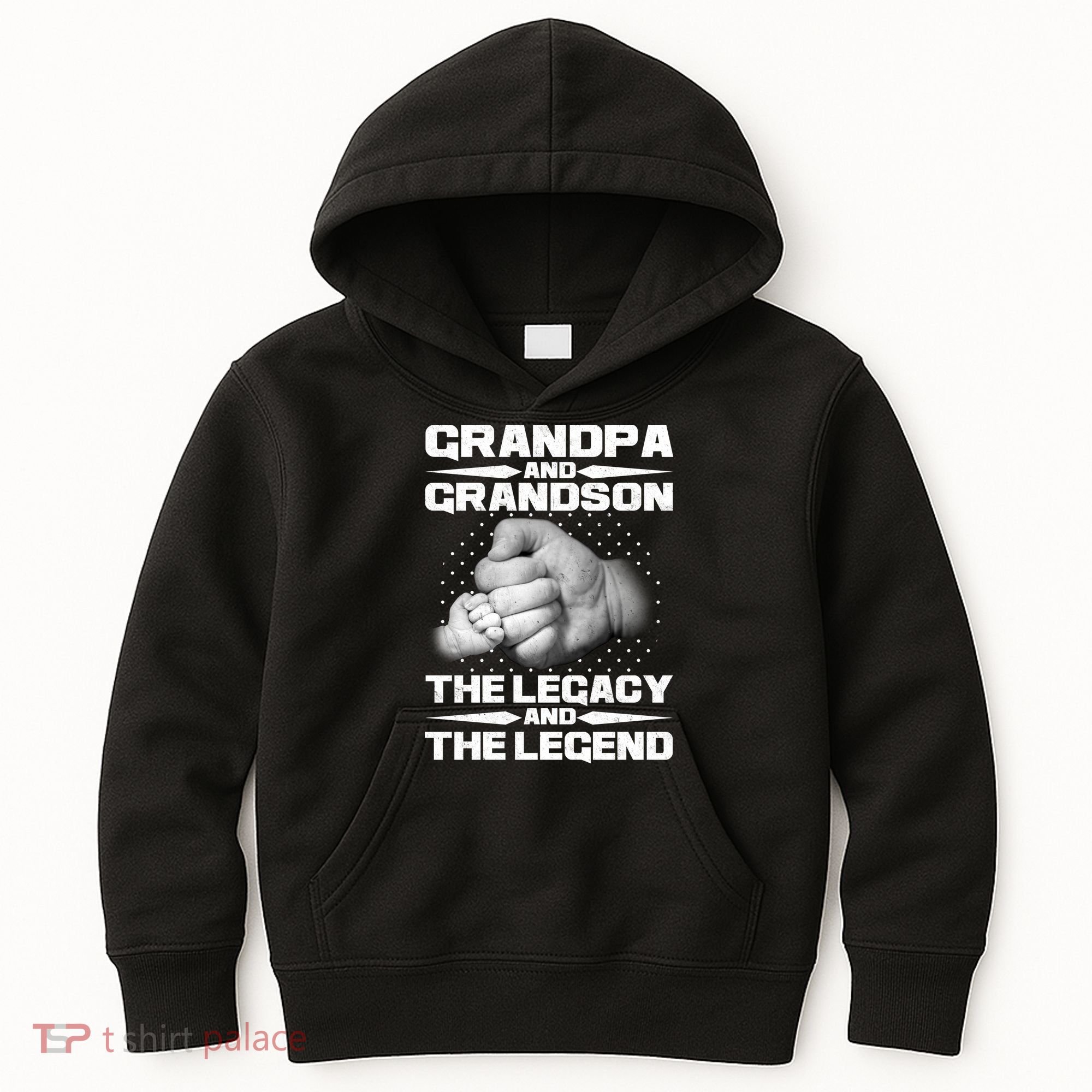 Grandpa And Grandson The Legacy The Legend Kids Hoodie