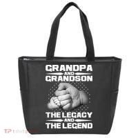 Grandpa And Grandson The Legacy The Legend Tote Bag thumb 0