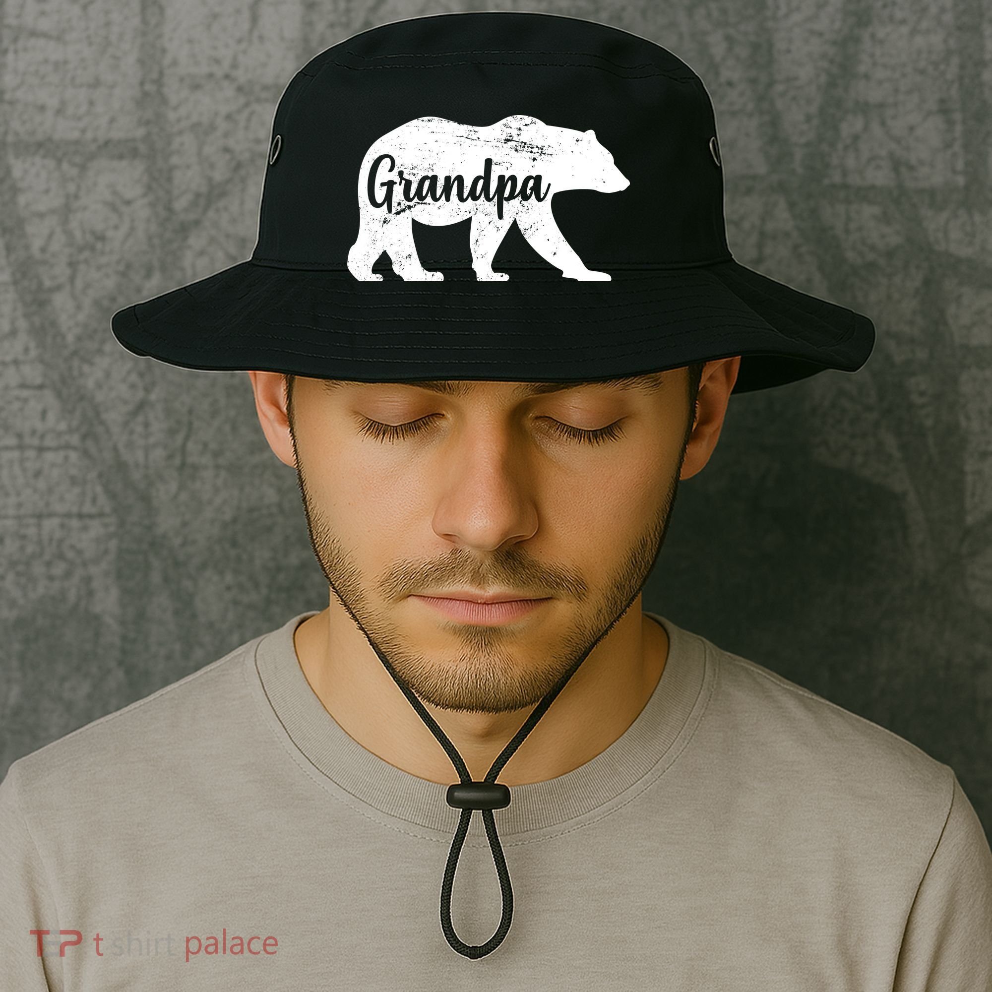 Grandpa Bear Bucket Hat