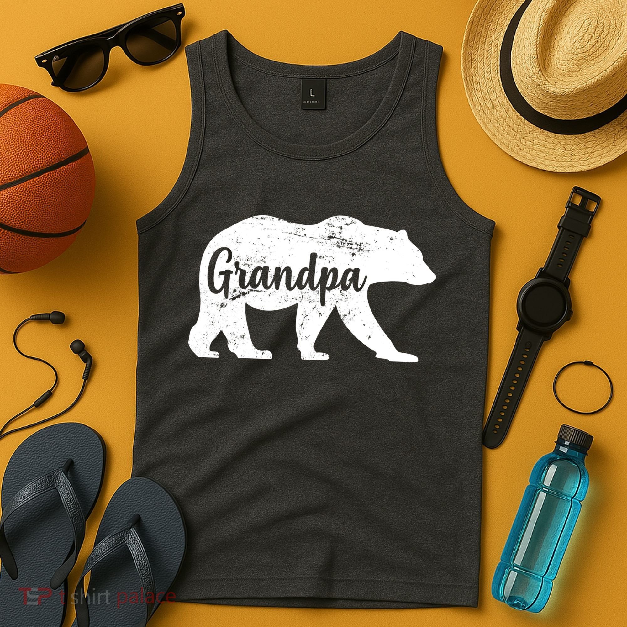 Grandpa Bear Tank Top