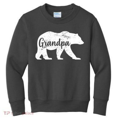 Grandpa Bear Kids Sweatshirt