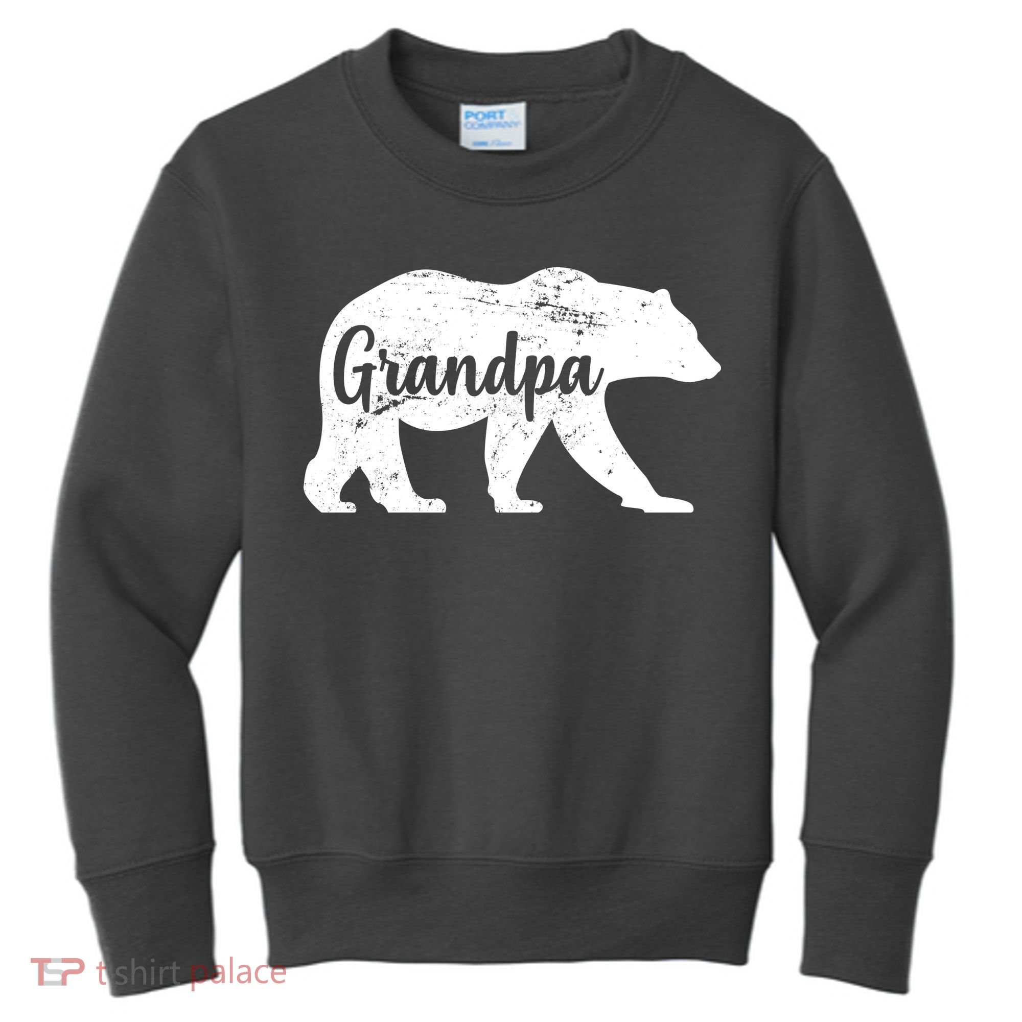 Grandpa Bear Kids Sweatshirt