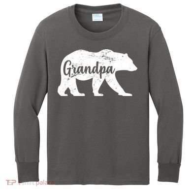 Grandpa Bear Kids Long Sleeve Shirt