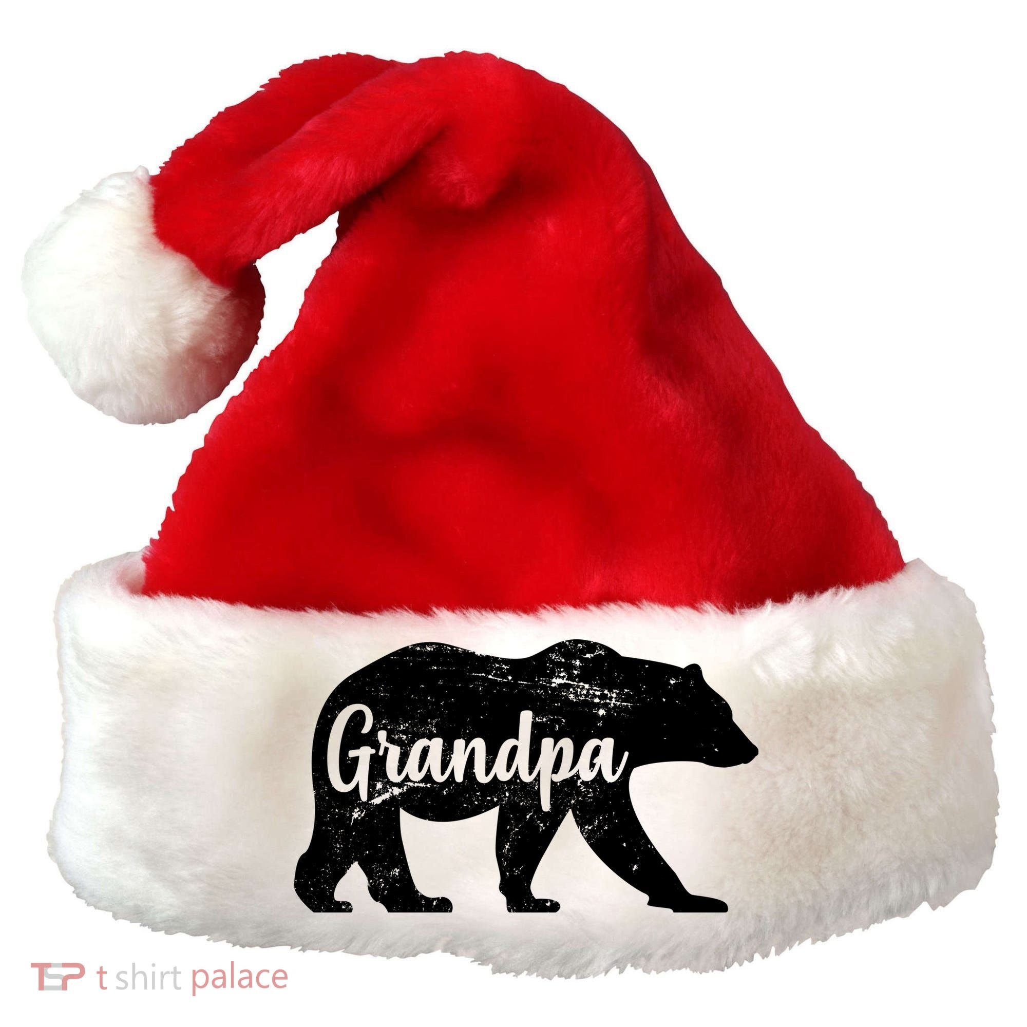 Grandpa Bear Santa Hat
