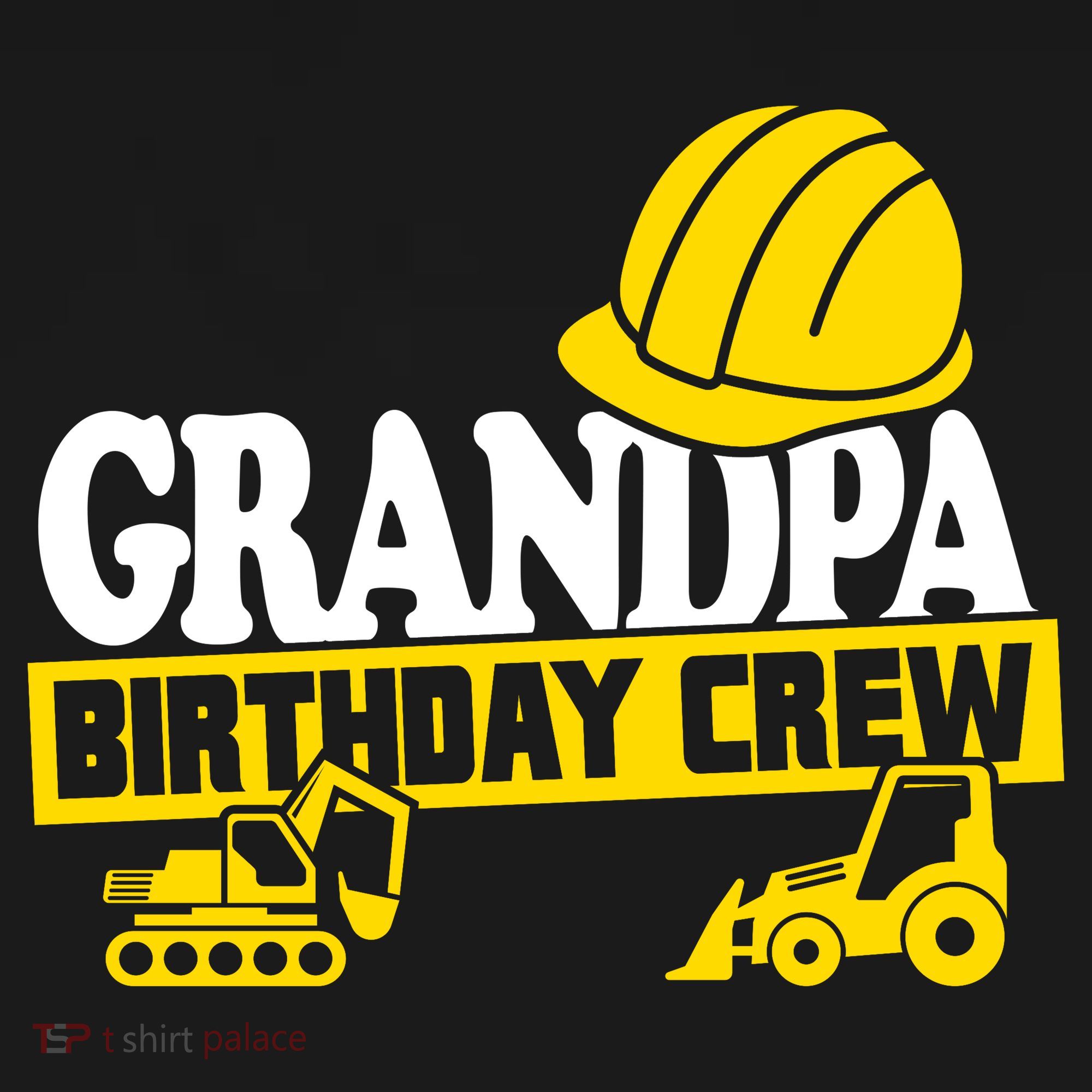 Grandpa Birthday Crew Construction Party Backpack