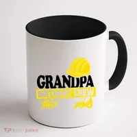 Grandpa Birthday Crew Construction Party Coffee Mug thumb 1