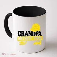 Grandpa Birthday Crew Construction Party Coffee Mug thumb 0