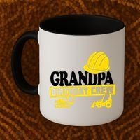 Grandpa Birthday Crew Construction Party Coffee Mug thumb 2