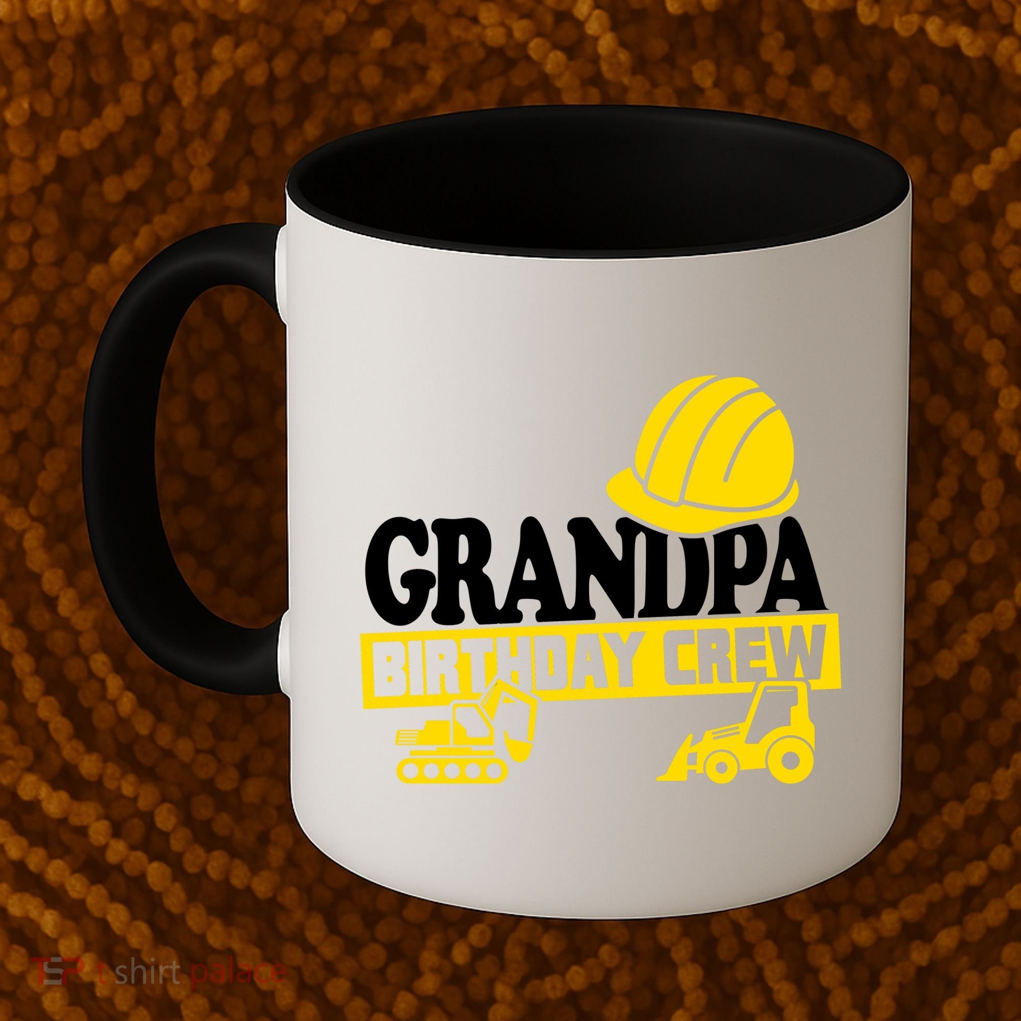 Grandpa Birthday Crew Construction Party Coffee Mug