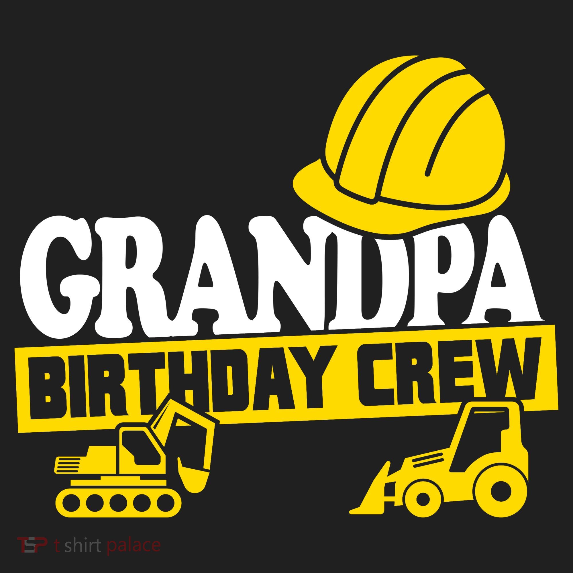 Grandpa Birthday Crew Construction Party Tumbler