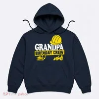 Grandpa Birthday Crew Construction Party Hoodie thumb 0