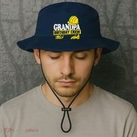 Grandpa Birthday Crew Construction Party Bucket Hat thumb 2